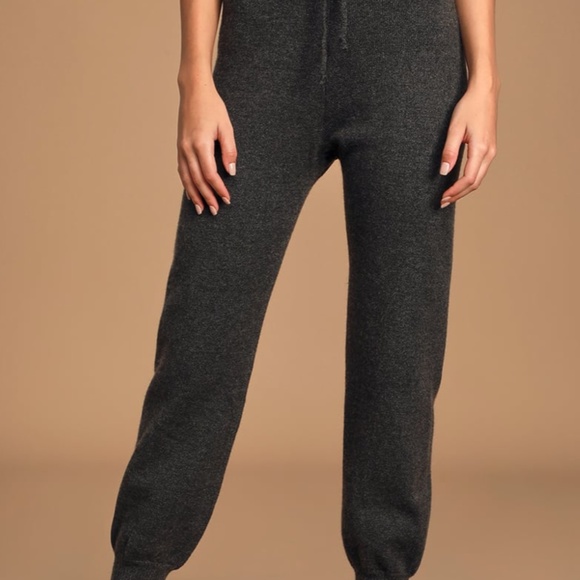 TWO PIECE Loungewear Lulus Knit Joggers & Hoodie Size S - Picture 3 of 8